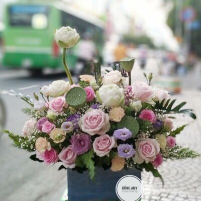 giỏ hoa sinh nhật