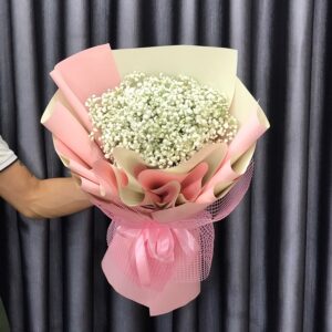 Bó hoa baby trắng tinh khôi